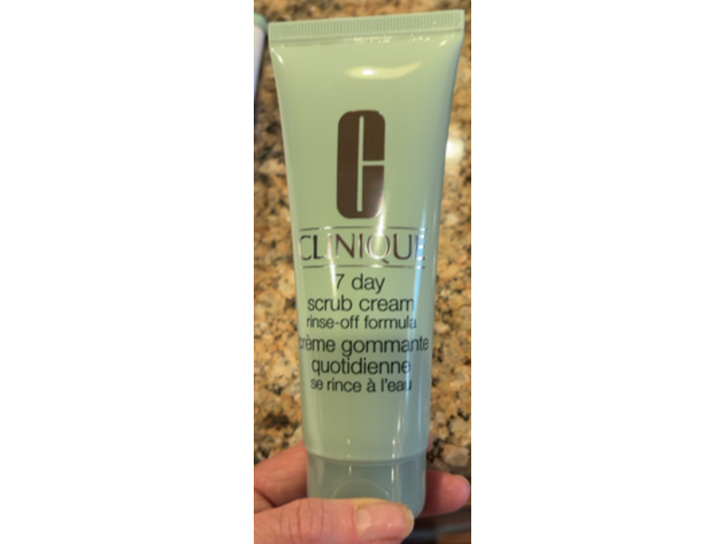 Clinique 7 Day Scrub Cream, Rinse Off Formula, 3.4 fl oz/100 mL