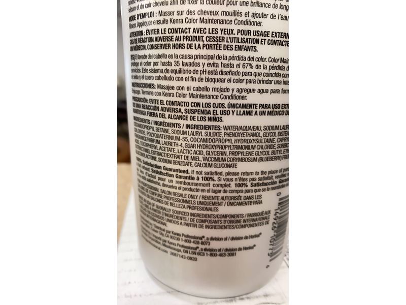 Kenra Color Maintenance Shampoo, 33.8 fl oz/1 L