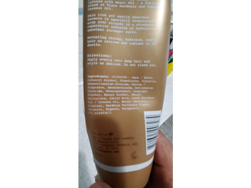 Carol’s Daughter Monoi Repair + Moisture Star Strength Leave In Cream, 8.5 fl oz/250 mL