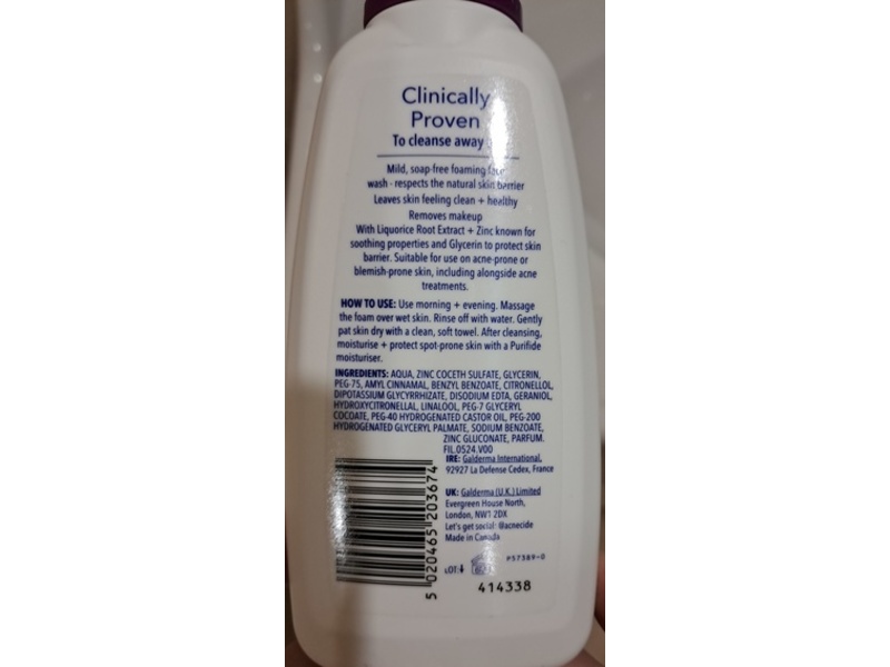 Purifide By Acnecide Daily Facial Cleanser, 235 mL