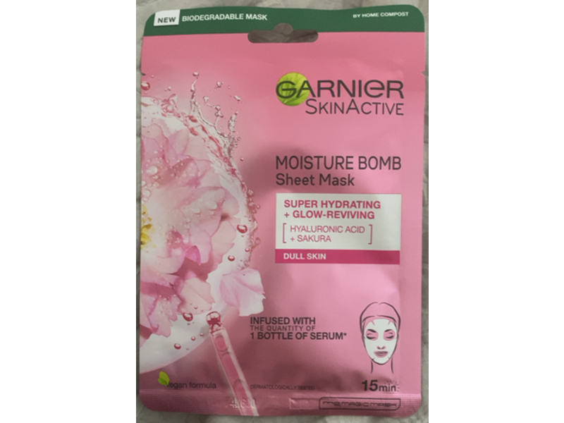 Garnier Moisture Bomb Sheet Mask Super, 28 g