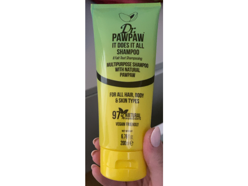 Dr.Pawpaw It Does It All Multipurpose Shampoo, Natural Pawpaw, 6.76 fl oz/200 mL