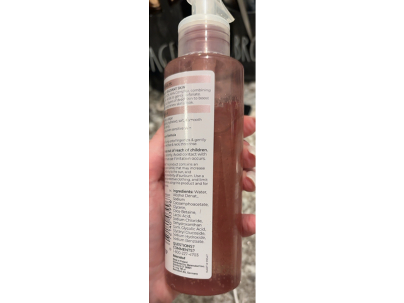 Eucerin Radiant Tone Cleansing Gel, 2% Aha Complex, 6.8 fl oz/200 mL