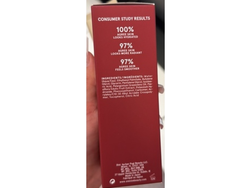 One/Size Hydrosculpt Moisturizer Geranium Emulsion, 2.7 fl oz/80 mL
