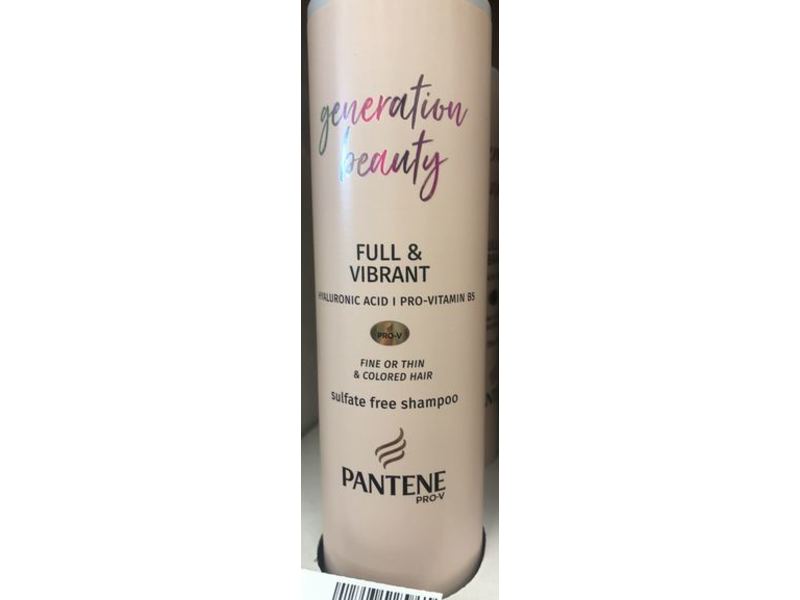 Pantene Pro-V Generation Beauty Sulfate Free Shampoo, Full & Vibrant