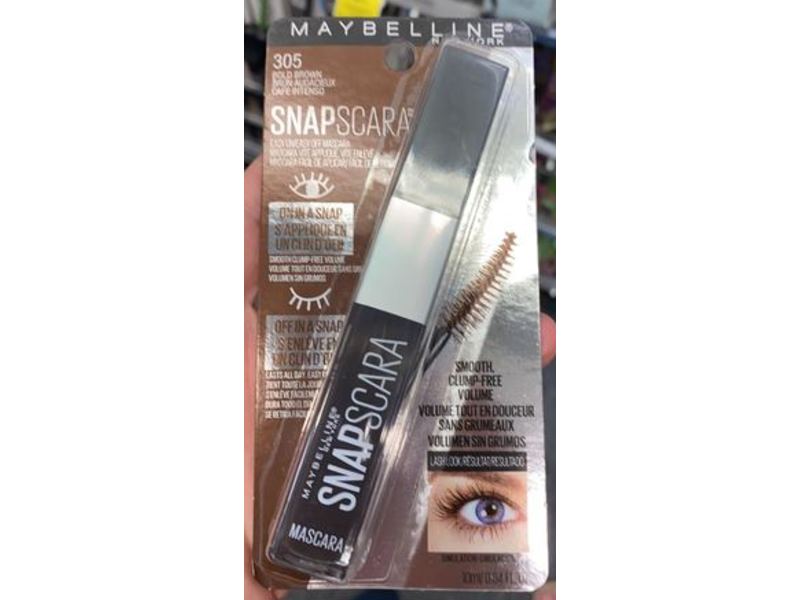 Maybelline New York Snapscara Mascara, 305 Bold Brown, 0.34 fl oz/10 mL