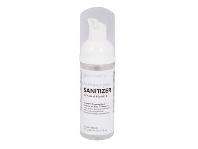 Symmetry Foaming Hand Sanitizer, Aloe & Vitamin E, 1.7 fl oz/50 mL