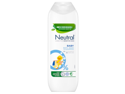 Neutral Baby Bath + Wash & Shampoo, 250 mL