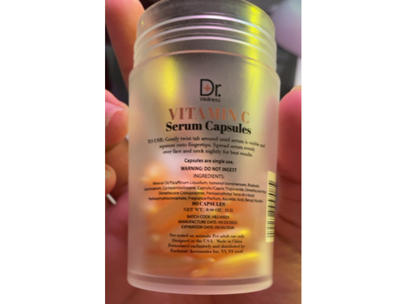 Dr Welness Serum Capsules, Vitamin C, 0.88 fl oz/25 g