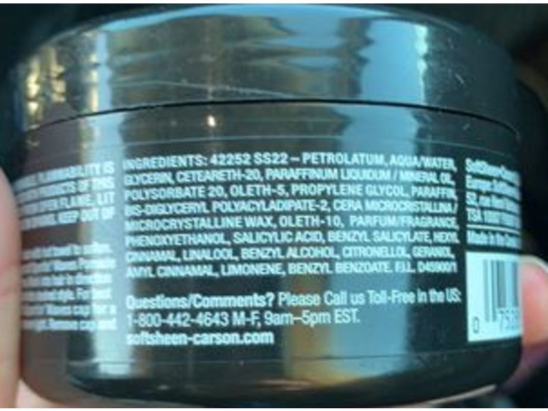 Softsheen-Carson Sportin' Waves Gel Pomade, Wavitrol III, 3.5 oz/99.2 g