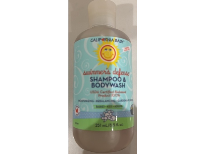 California Baby Shampoo & Body Wash, Swimmer's Defense, 8.5 fl oz/251 mL
