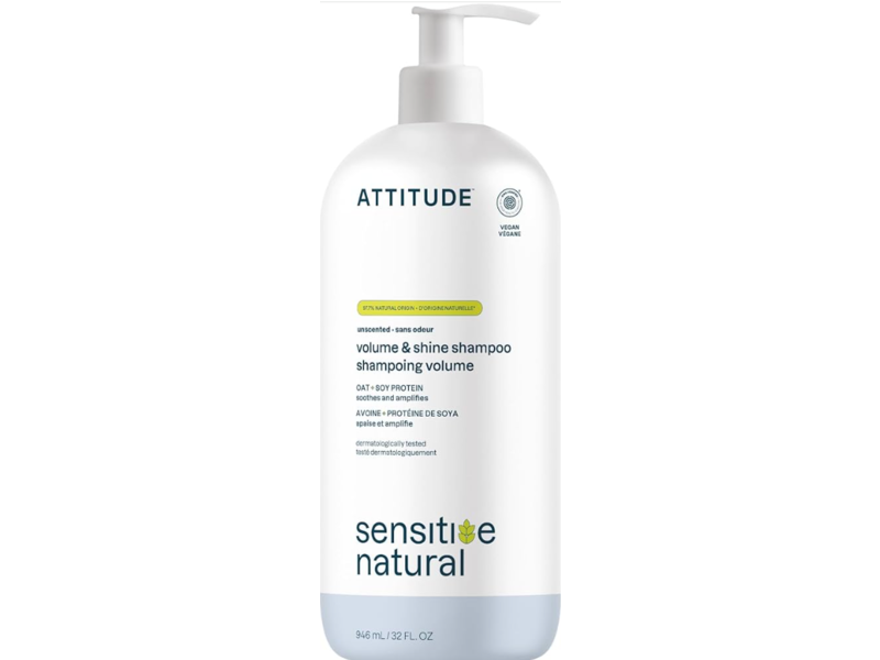 Attitude Volumizing & Shine Shampoo, Unscented, 32 fl oz/946 mL