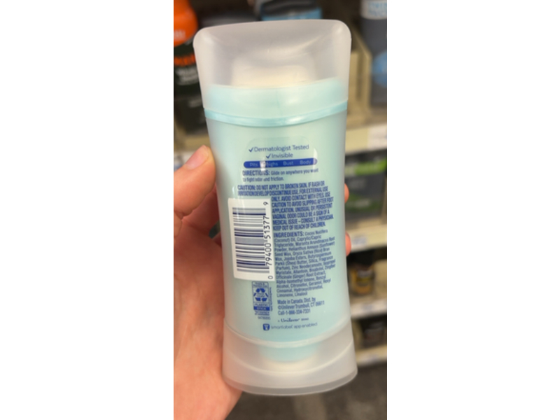 Degree Whole Body Deodorant Stick, Fresh Citrus, 2.6 oz/74 g