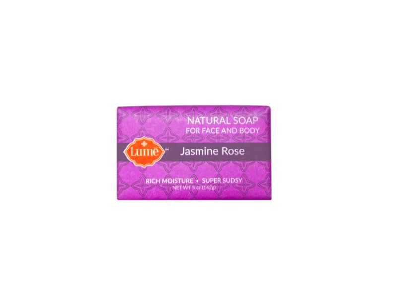 Lume Face & Body Natural Soap, Jasmine Rose, 5 oz/142 g