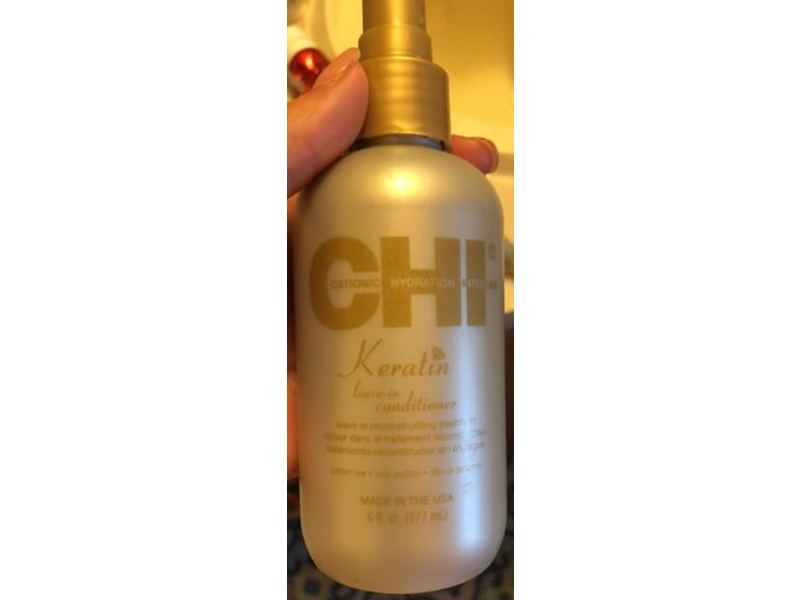 Chi Keratin Leave-In Conditioner, Paraben Free, 6 fl oz/177 mL