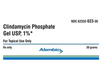 Clindamycin Phosphate Gel 1%, 30 g, Alembic (Rx) - thumbnail 1