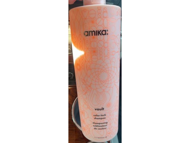 Amika Vault Color Lock Shampoo, 33.8 fl oz/1 L