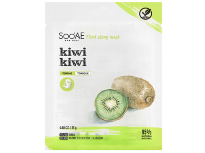 Sooae New York Food Story Mask, Kiwi Kiwi, 0.88 oz/25 g