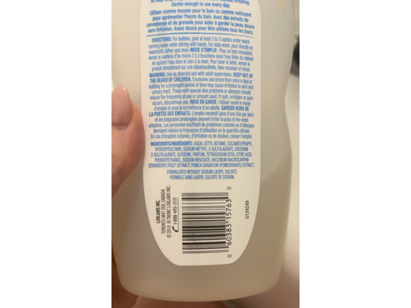 President's Choice Bubble Bath, 444 mL