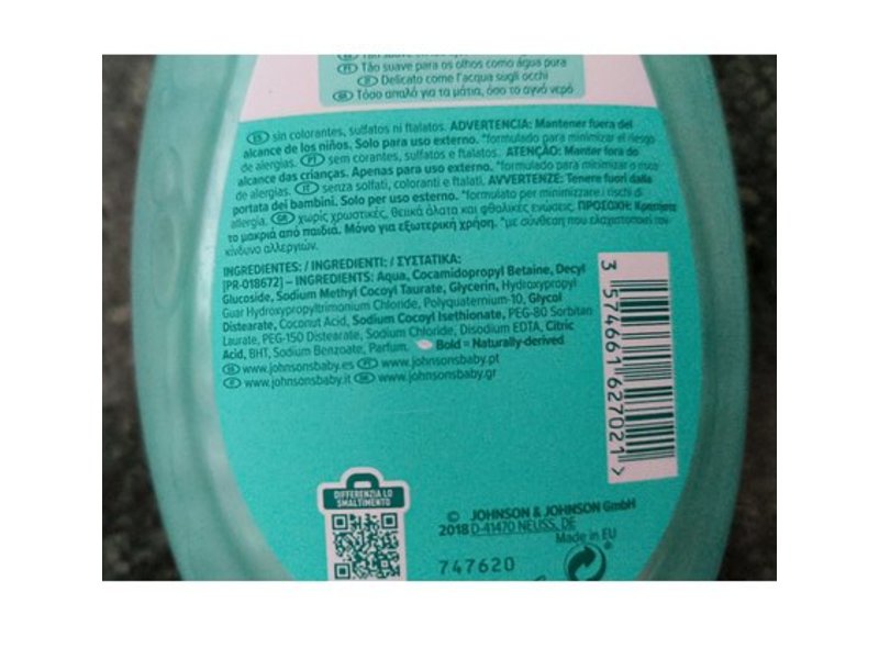 Johnson's 2-In-1 Shampoo + Conditioner, Soft & Shiny, 500 mL