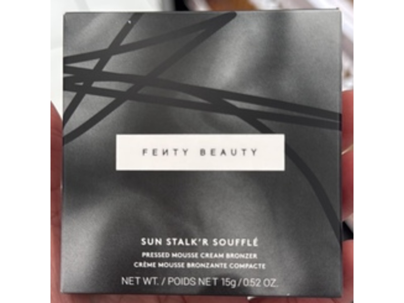 Fenty Beauty Sun Stalk'R Souffle Pressed Mousse Cream Bronzer, Biscotti, 0.52 oz/15 g