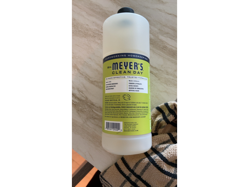 Mrs. Meyer's Multi-Surface Cleaner Concentrate, Lemon Verbena, 32 fl. oz