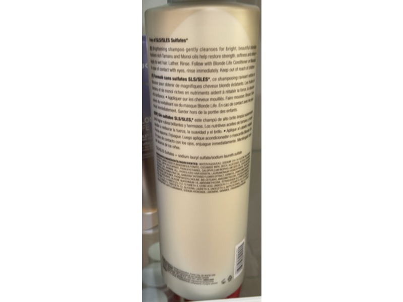 Joico Blonde Life Brightening Shampoo, 33.8 fl oz/1 L