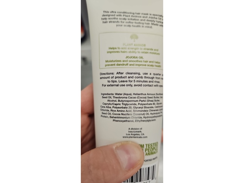 Plantanicals Deep Conditioning Mask, 4 oz/120 mL