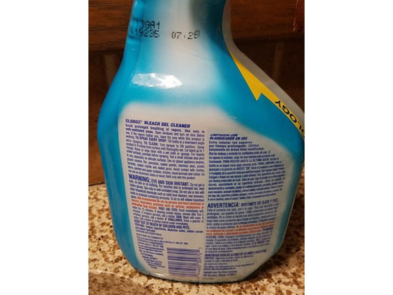 Clorox Bleach Gel Cleaner Spray, 30 fl oz/887 mL