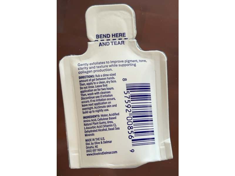 Lovely Skin Luxe Exfoliating Gel Mild 11%, 0.13 fl oz/4 mL