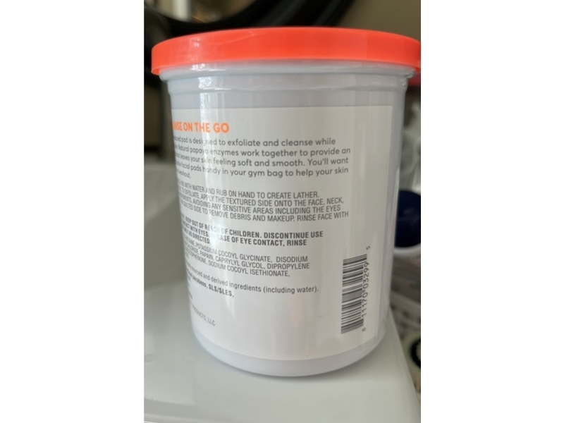 Found Active Exfoliating & Cleansing Bubble Face Pads, 30 Count