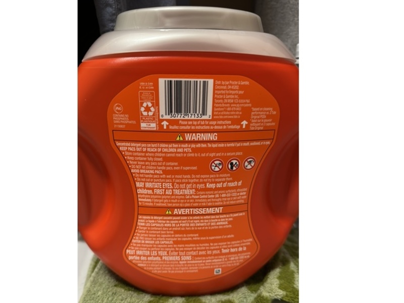 Tide Oxi Boost Power Laundry Detergent Pods, 47 oz/1.34 kg, 32 Count,