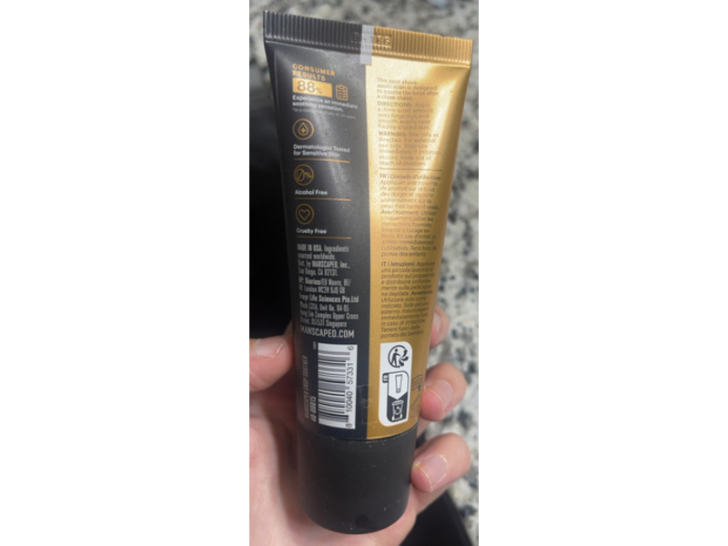 Manscaped Crop Soother Ball Aftershave Lotion, 2 fl oz/59 mL