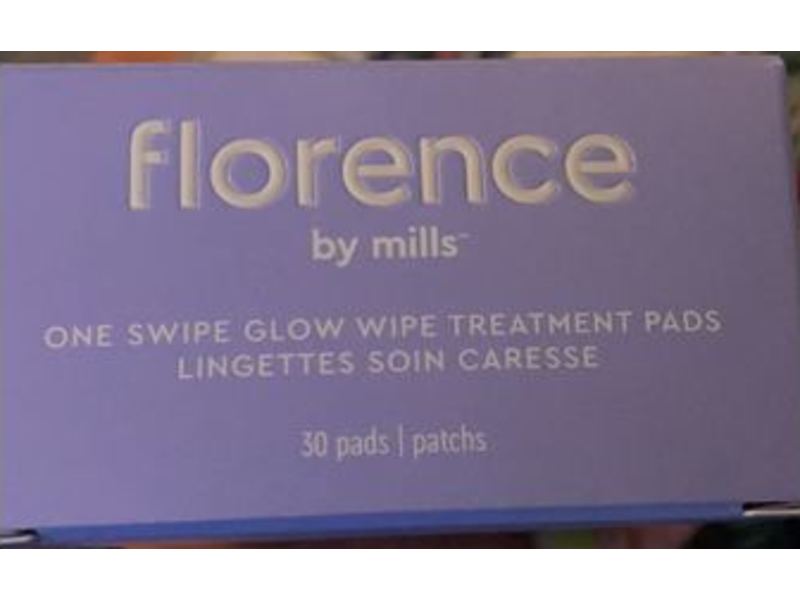 Florence by Mills One Swipe Glow Wipe Treatment Pads, 30 Count