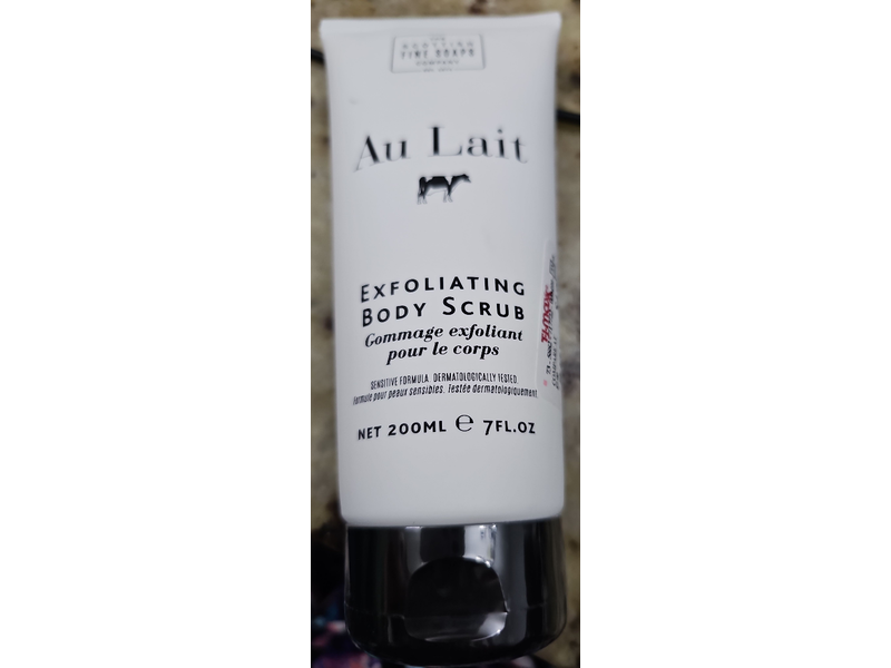 The Scottish Fine Soaps Company Au Lait Exfoliating Body Scrub, 7 fl oz/200 mL