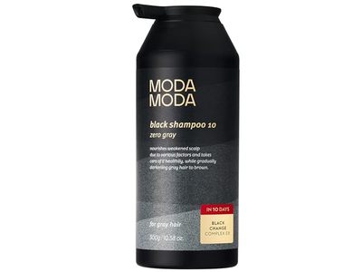 Moda Moda Black Shampoo 10, Zero Gray, 10.58 fl oz/300 g