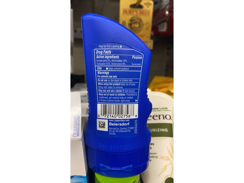 Coppertone Sport Sunscreen Lotion, SPF 50, 3 fl oz/89 mL