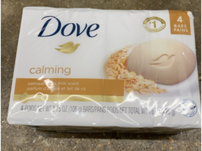 Dove Bar Soap, Calming, 4 Count