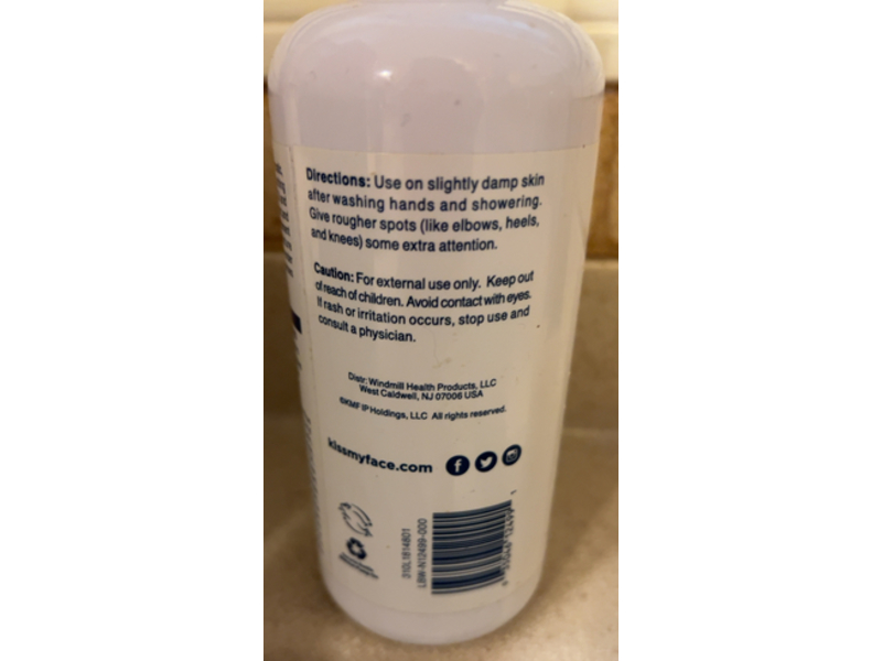 Kiss My Face De-Stress Hand & Body Lotion, Lavender + Ylang Ylang, 16 fl oz/473 mL