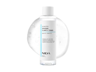 Nida AHA BHA Clarity Toner, 6.76 fl oz/200 mL