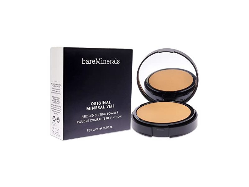 bareMinerals Original Mineral Veil Pressed Setting Powder - Sheer Tan Women Powder 0.3 oz
