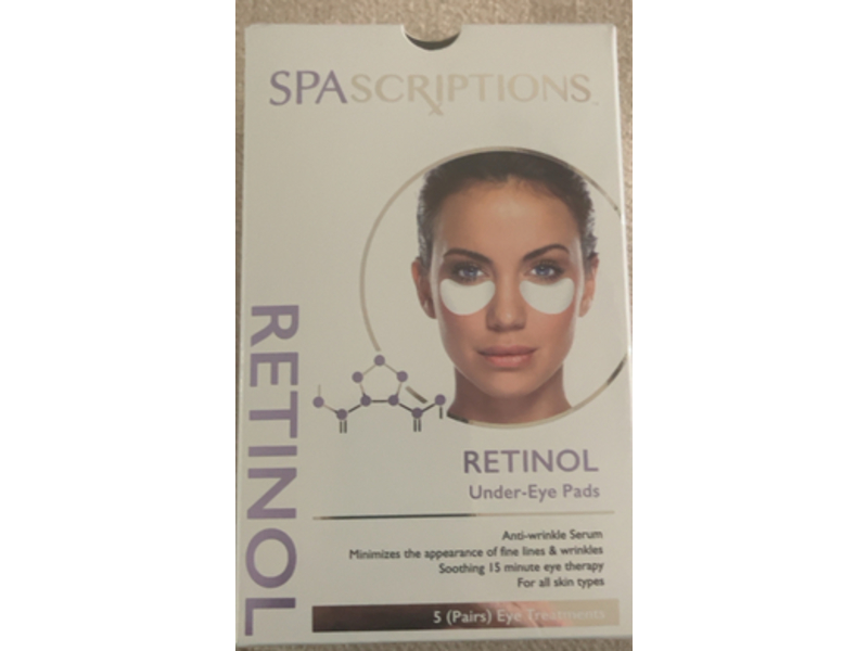 Spa Scriptions Retinol Under Eye Pads, 5 Pairs