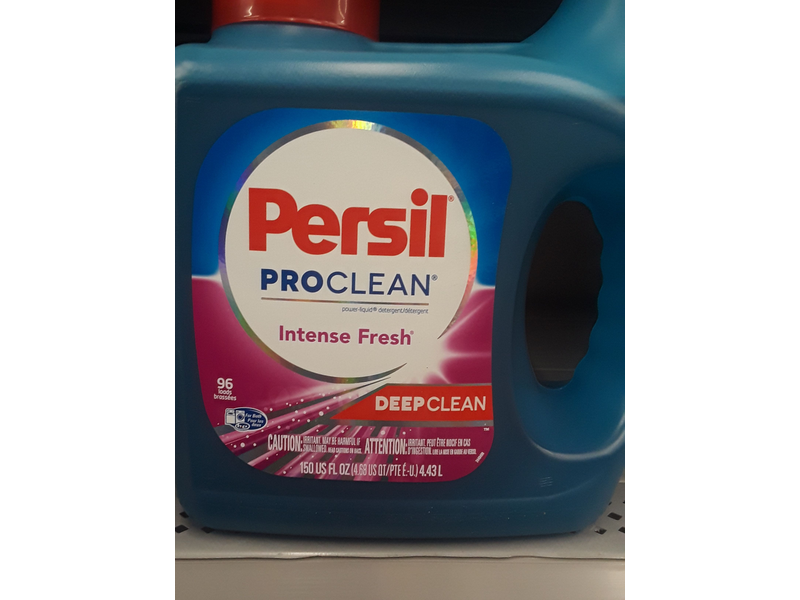 Persil Proclean Laundry Detergent, Deep Clean, Intense Fresh, 96 Loads, 150 fl oz/4.43 L