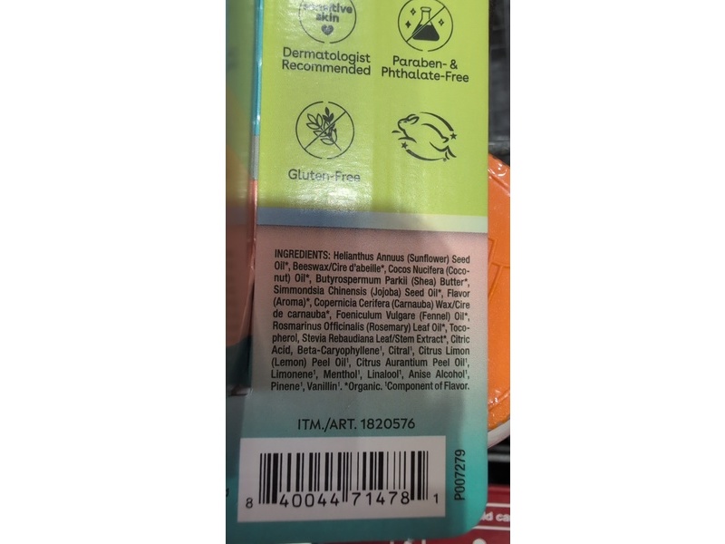 EOS 100% Natural Organic Lip Balm Kit, 0.14 oz/4g, 9 Pack