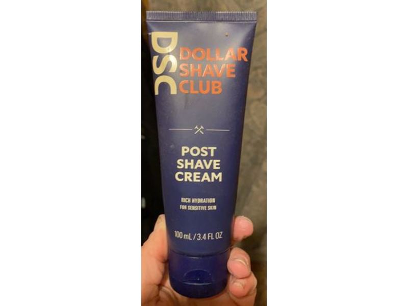 Dollar Shave Club Post Shave Cream, Sensitive Skin, 3.4 fl oz/100 mL
