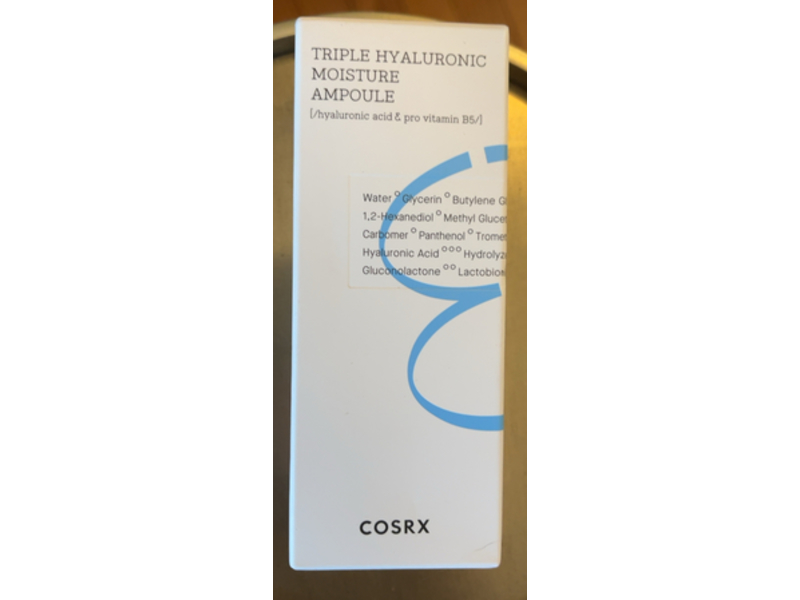 Cosrx Triple Hyaluronic Moisture Ampoule, Hyaluronic Acid & Pro Vitamin B5, 1.35 fl oz/40 mL