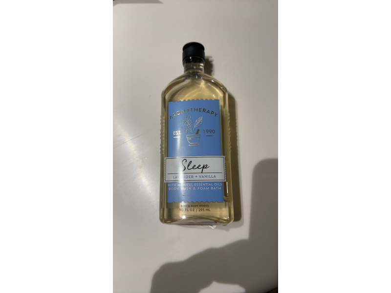 Bath & Body Works Aroma Therapy Body Wash + Foam Bath, Lavender + Vanilla, 10 fl oz/295 mL