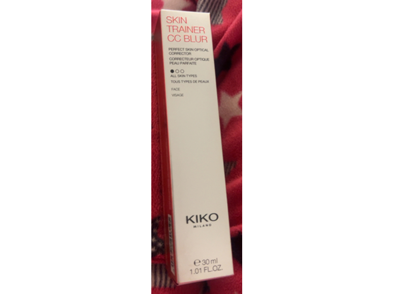 Kiko Milano Skin Trainer CC Blur Perfect Skin Optical Corrector, 02 Medium, 1.01 fl oz/30 mL