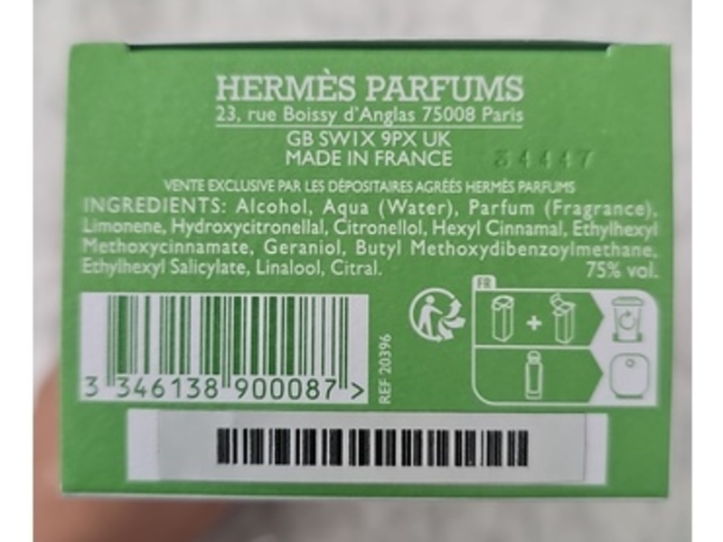 Hermes Un Jardin Sur Le Nil Eau De Toilette, 3.3 fl oz/100 mL