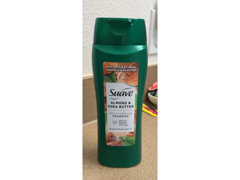 Suave Moisturizing Shampoo, Almond & Shea Butter, 18 fl oz / 532 mL